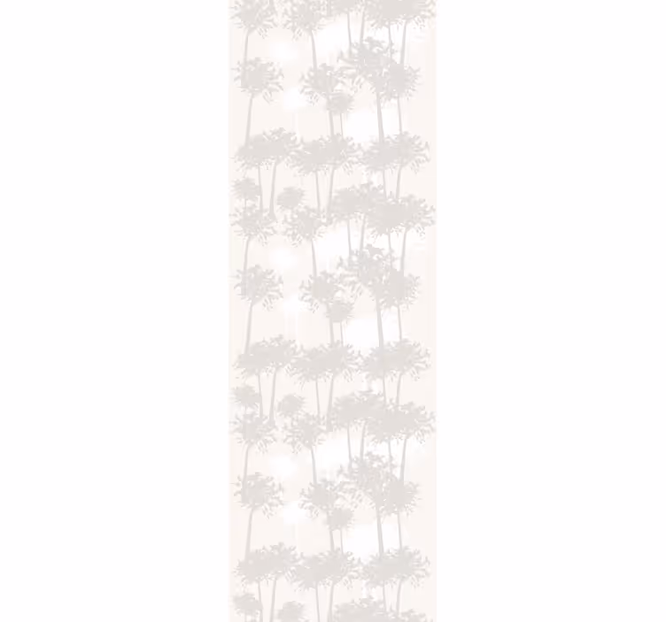 Papier peint arbres forêt de silhouettes - TenStickers