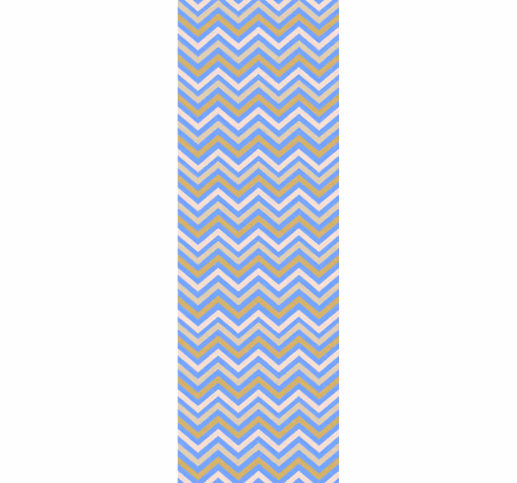 Papier peint formes géometriques motifs à chevrons - TenStickers