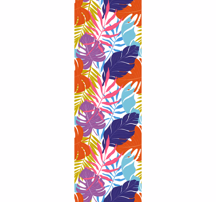 Papier peint feuillage conception de feuilles tropicales - TenStickers