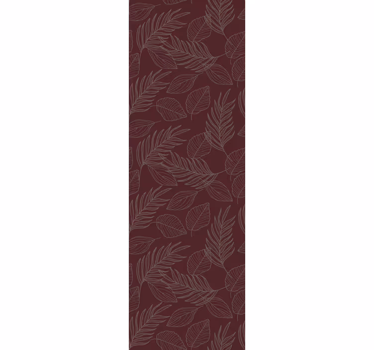 Papier peint feuillage conception de feuilles botaniques - TenStickers