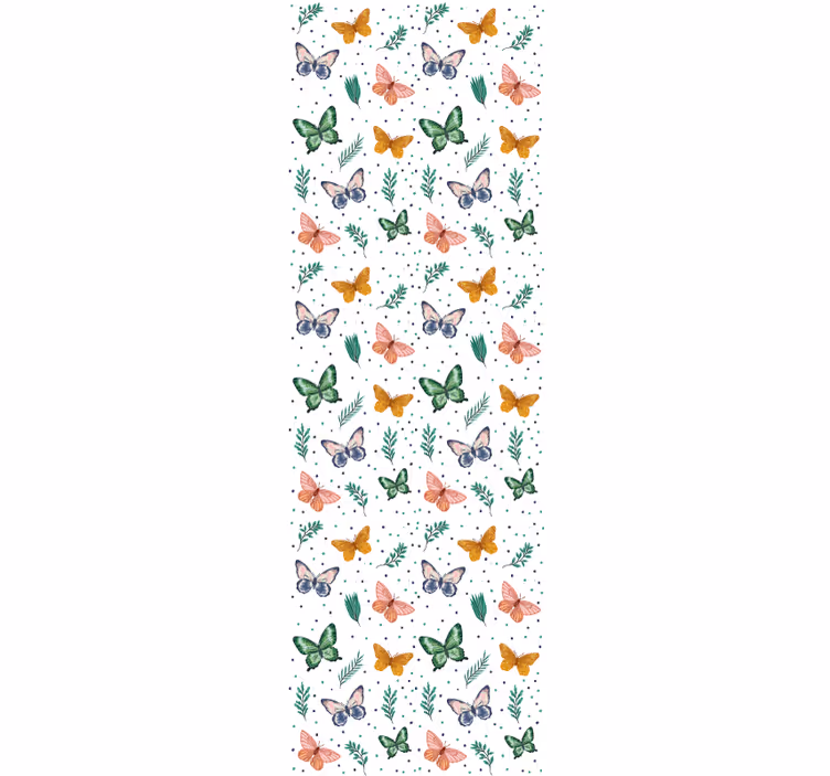 Papier peint papillons éparpillés - TenStickers