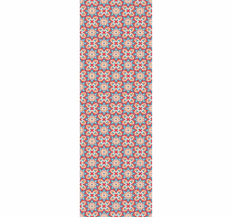 Papier peint carrelage inspiration tirée des carreaux - TenStickers