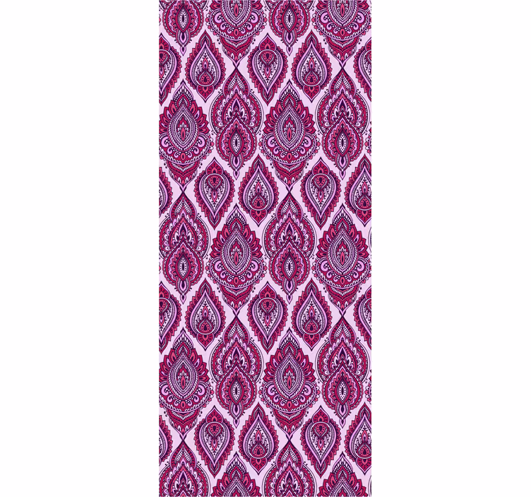 Papier peint ornemental cachemire orné - TenStickers