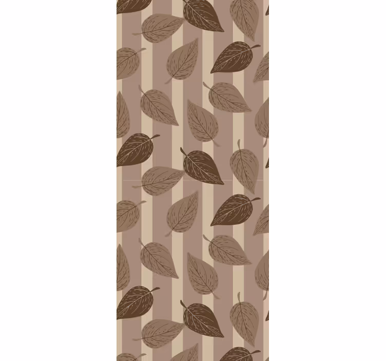 Papier peint feuillage motif feuilles - TenStickers
