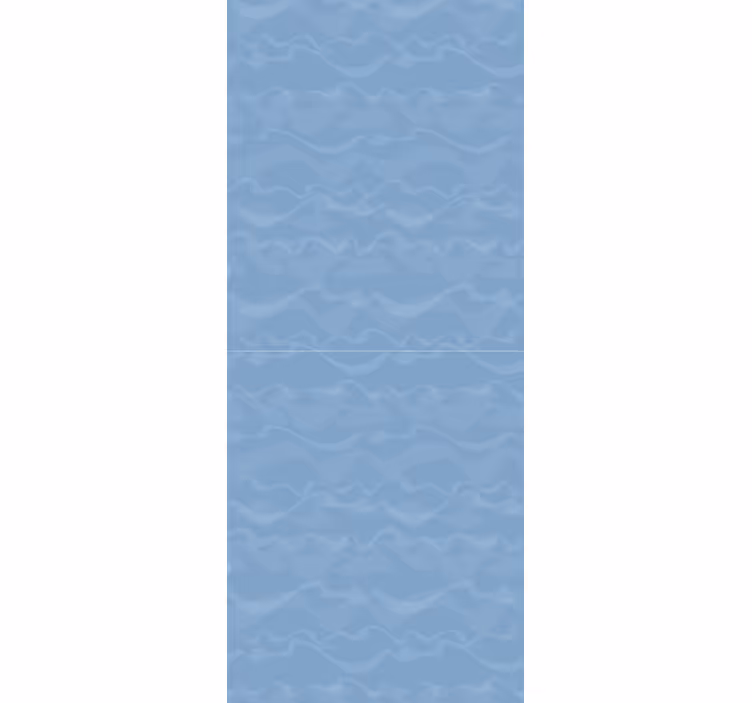 Papier peint bleu vagues abstraites - TenStickers
