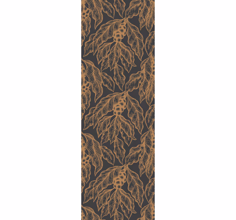 Papier peint feuillage motif botanique luxuriant - TenStickers