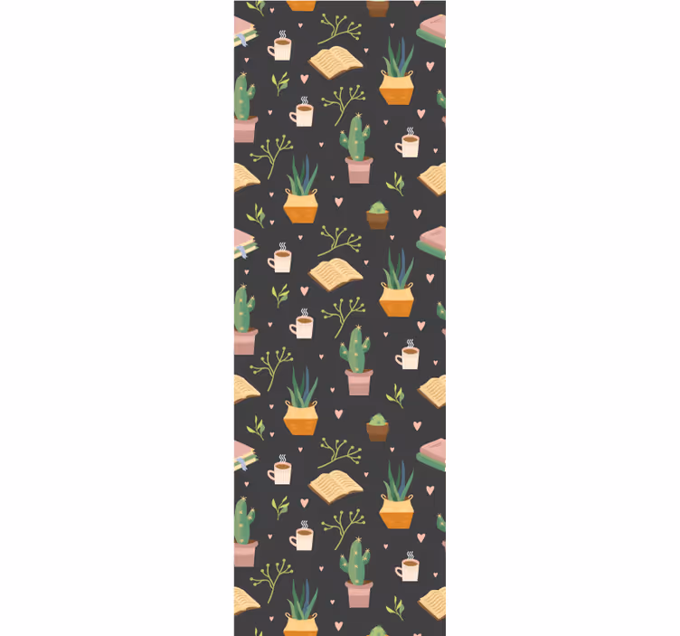 Papier peint nature motif de confort de cactus - TenStickers