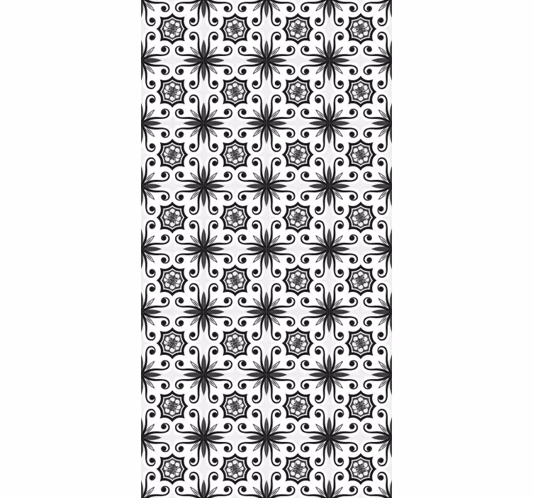 Papier peint carrelage motif de carreaux décoratifs - TenStickers