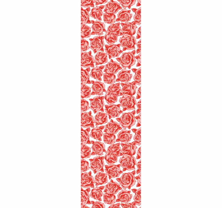 Papier peint floral élégance motif rose - TenStickers