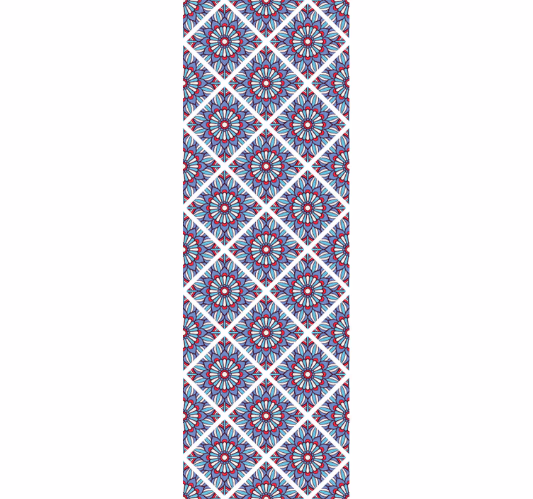 Papier peint fleuri élégance florale géométrique - TenStickers