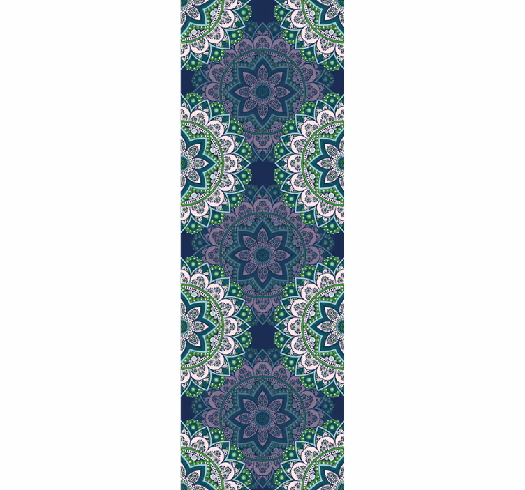 Papier peint ornemental ornementation de mandalas - TenStickers