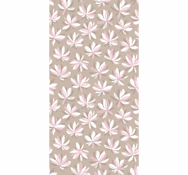 Papier peint fleuri affichage de motifs floraux - TenStickers