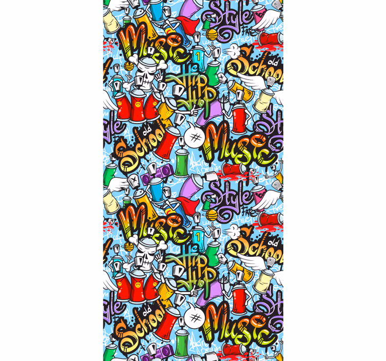 Papier peint art éléments de graffiti - TenStickers