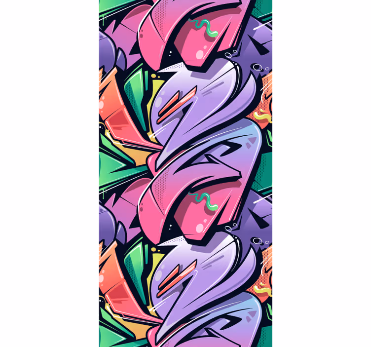 Papier peint art toucans flamboyants - TenStickers
