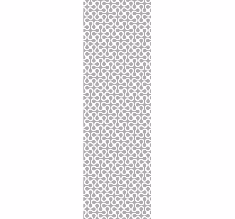Papier peint gris longueurs d'onde géométriques - TenStickers