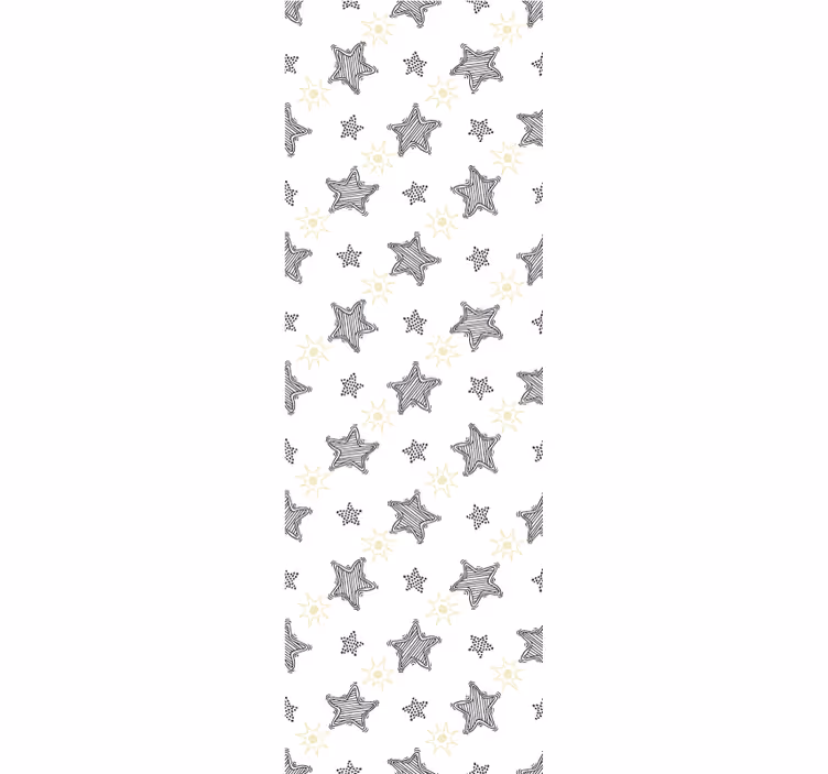 Papier peint étoiles motif étoilé - TenStickers