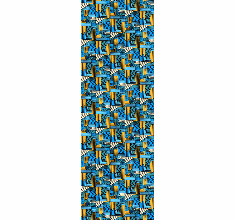Papier peint formes géometriques entrelacs géométrique - TenStickers