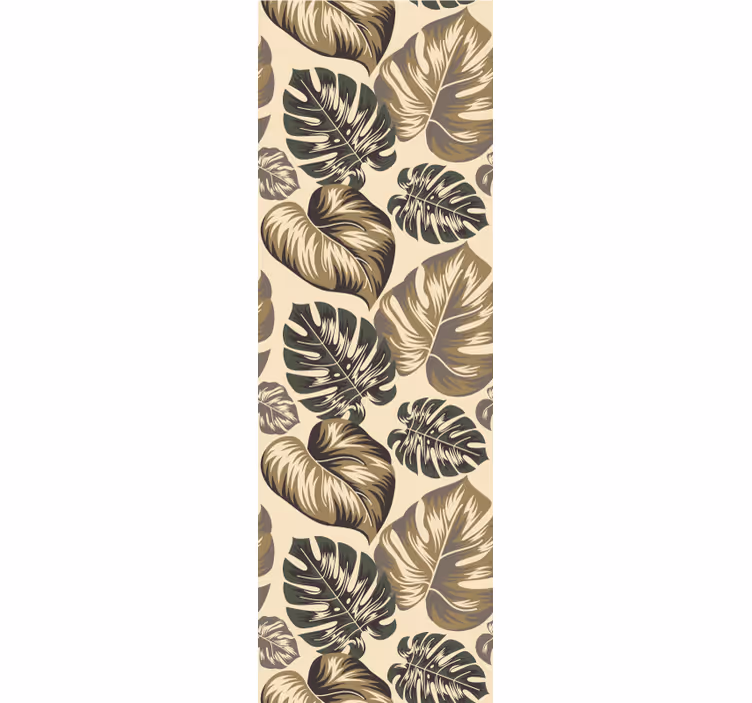 Papier peint feuillage monochrome - TenStickers