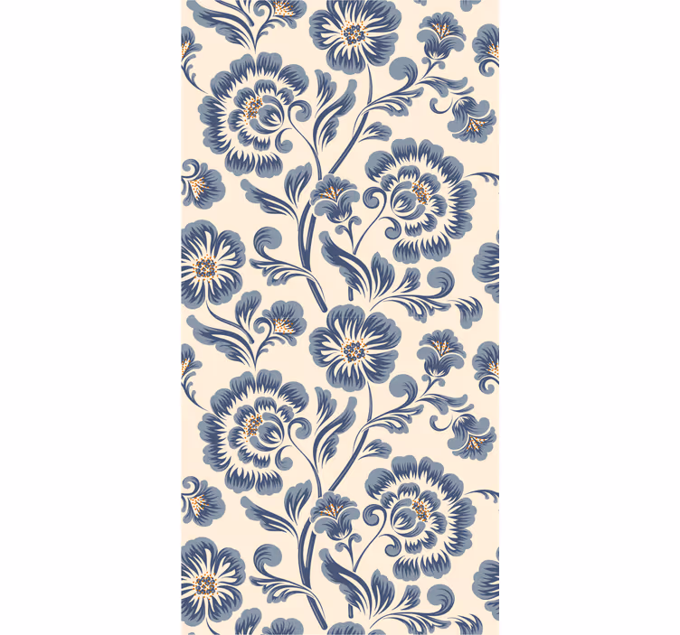 Papier peint fleuri élégance florale ornée - TenStickers