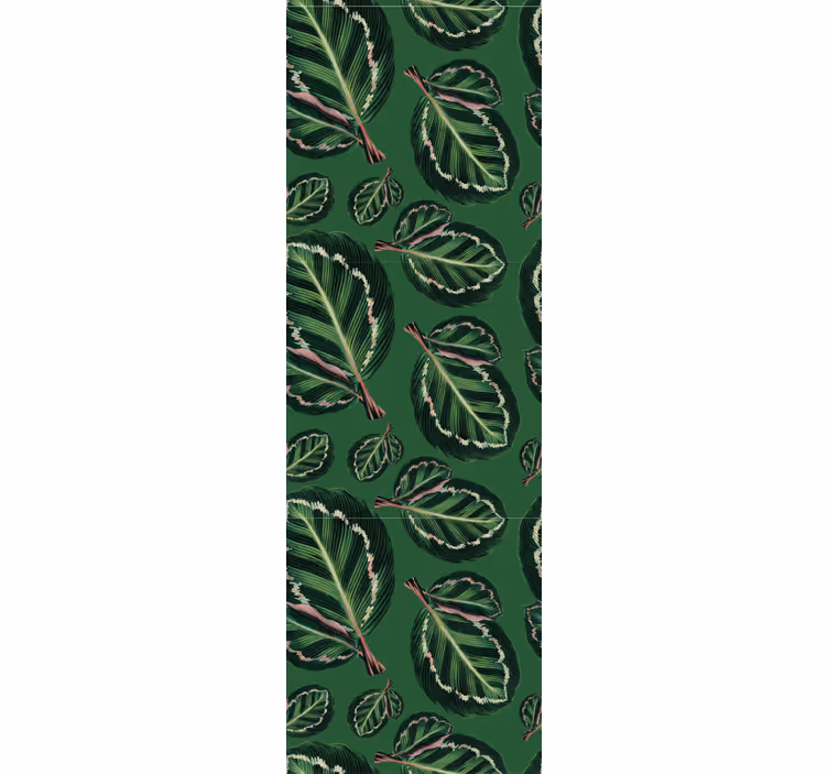 Papier peint feuillage motifs verts luxuriants - TenStickers