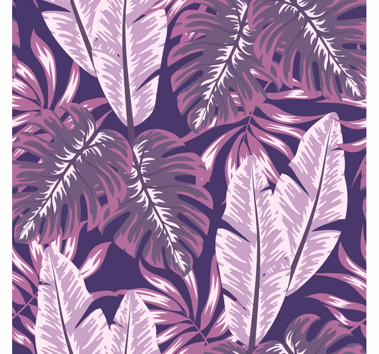 Papier peint fleur Maranta violet - TenStickers