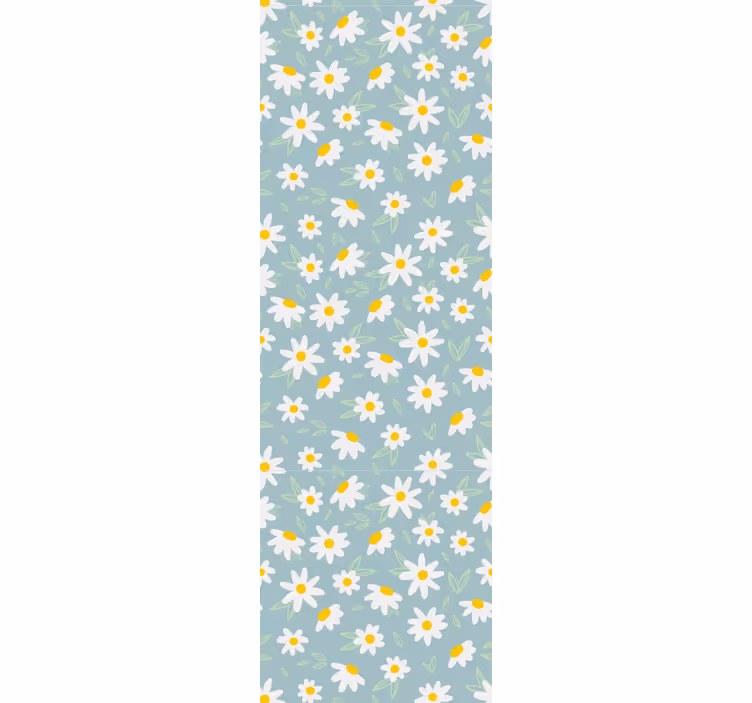 Papier peint floral motif de marguerites - TenStickers