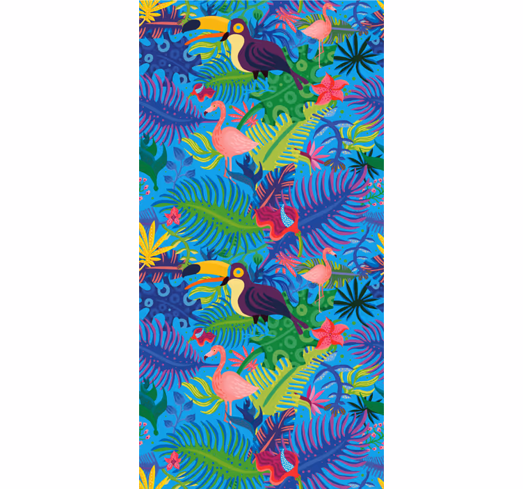Papier peint jungle forêt tropicale humide - TenStickers