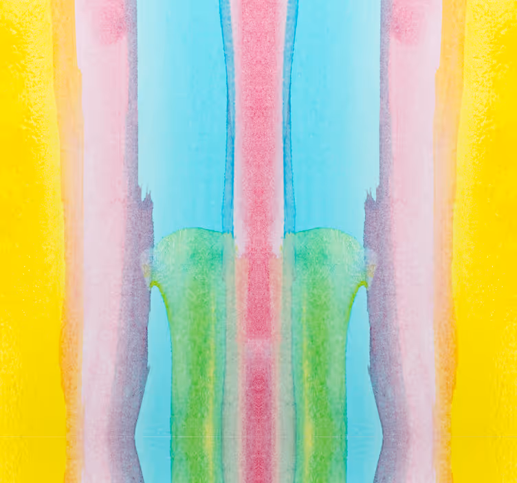 Papier peint abstrait couleurs abstraites - TenStickers