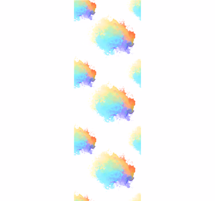 Papier peint abstrait saison abstraite colorée - TenStickers