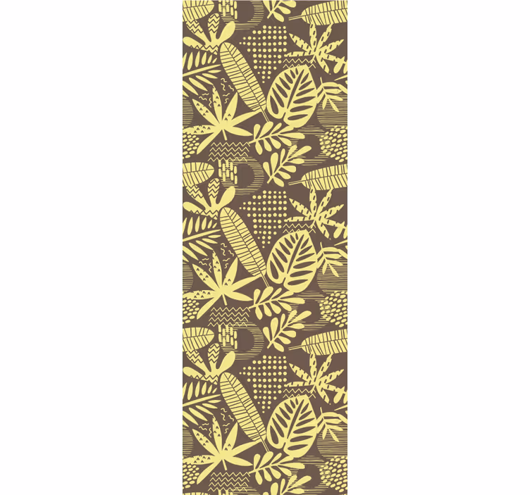 Papier peint feuillage motif à motif botanique - TenStickers