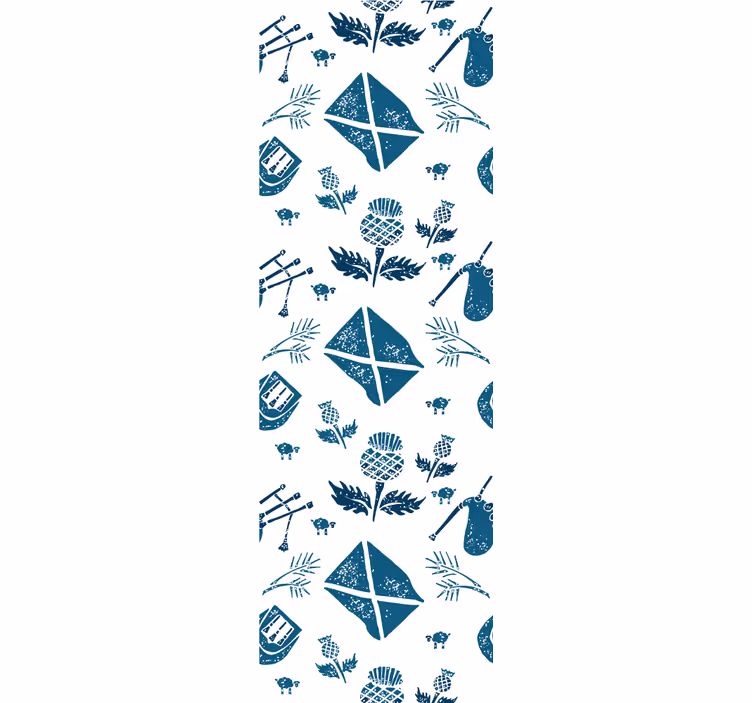 Papier peint salon motifs médiévaux - TenStickers