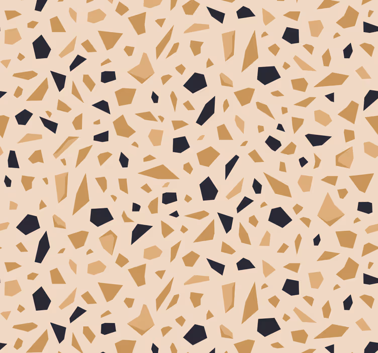 Papier peint formes géometriques motif terrazzo - TenStickers