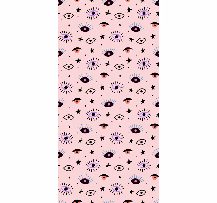 Papier peint art motifs oculaires éclectiques - TenStickers