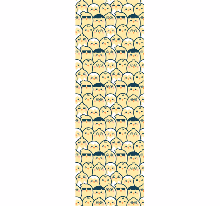 Papier peint animaux joli motif de hiboux - TenStickers