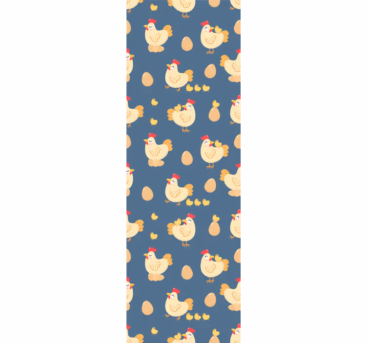 Papier peint animaux modèle de poulets - TenStickers