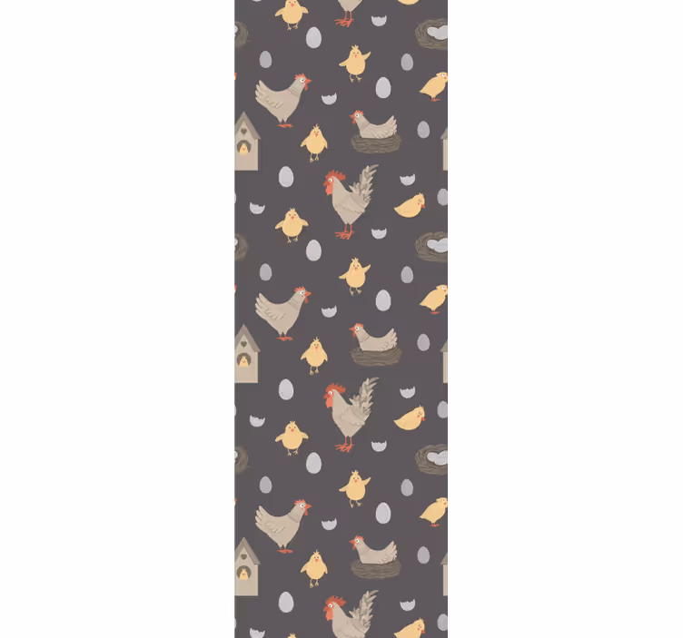 Papier peint animaux motif de basse-cour - TenStickers