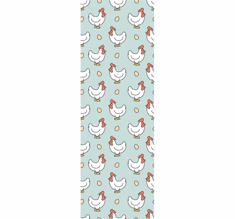 Papier peint animaux modèle de poule - TenStickers