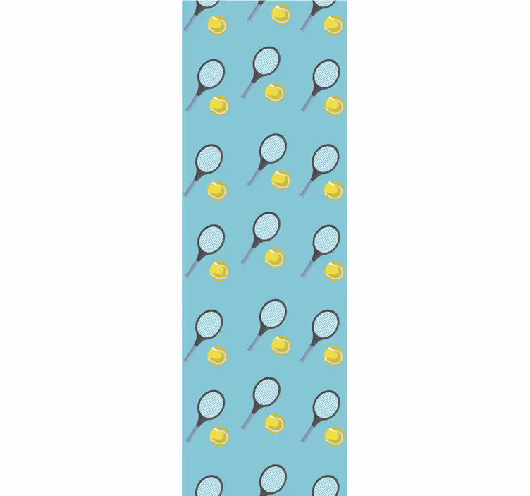 Papier peint art modèle de tennis - TenStickers