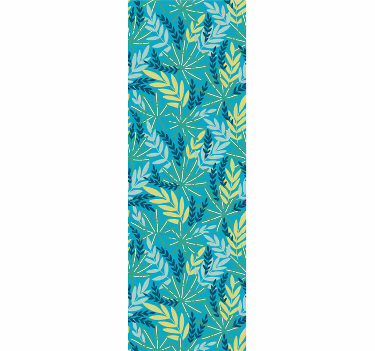 Papier peint nature motif tropical vert - TenStickers