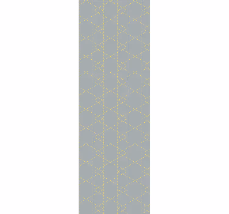 Papier peint formes géométriques motif treillis - TenStickers
