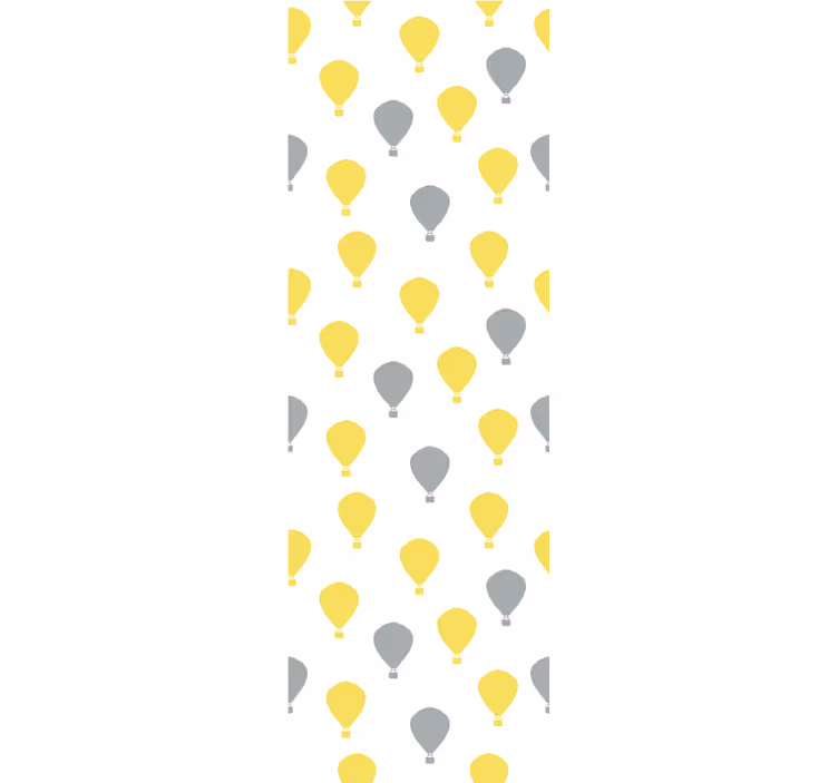Papier peint chambre enfant modèle de montgolfière - TenStickers