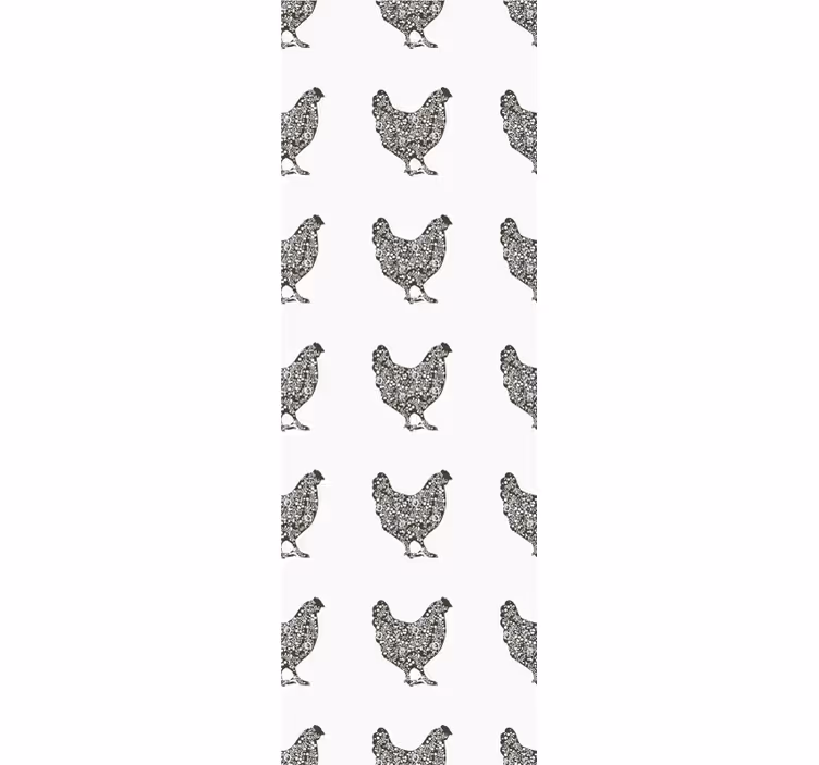 Papier peint animaux modèle de volaille - TenStickers