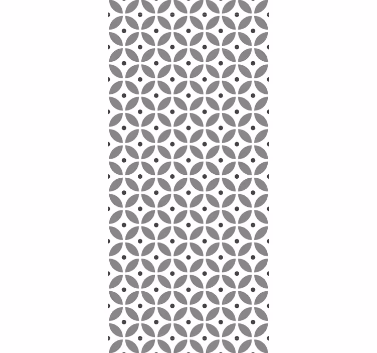 Papier peint formes géometriques motif de pétale géométrique - TenStickers