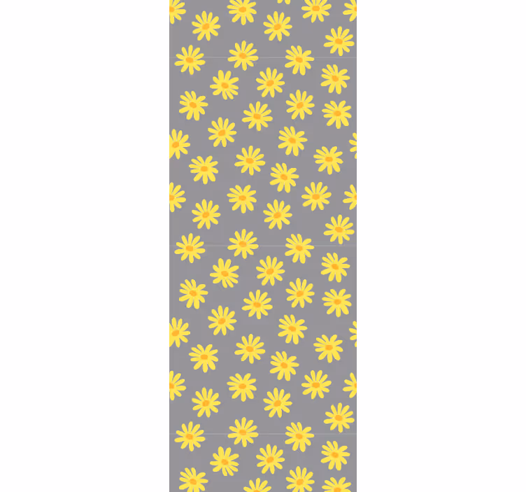 Papier peint floral soleil en fleur - TenStickers
