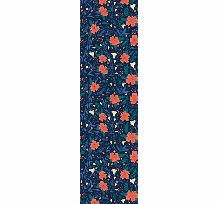 Papier peint floral motif botanique floral - TenStickers