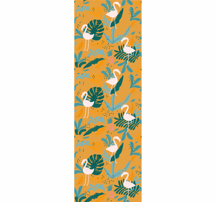Papier peint animaux flamant tropical - TenStickers