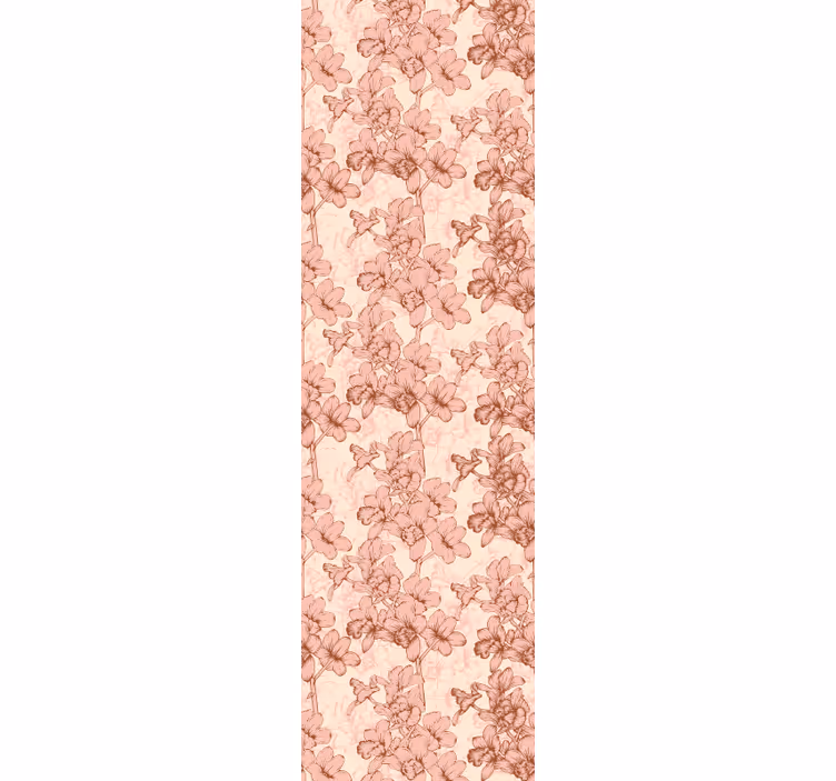Papier peint floral fleuri - TenStickers