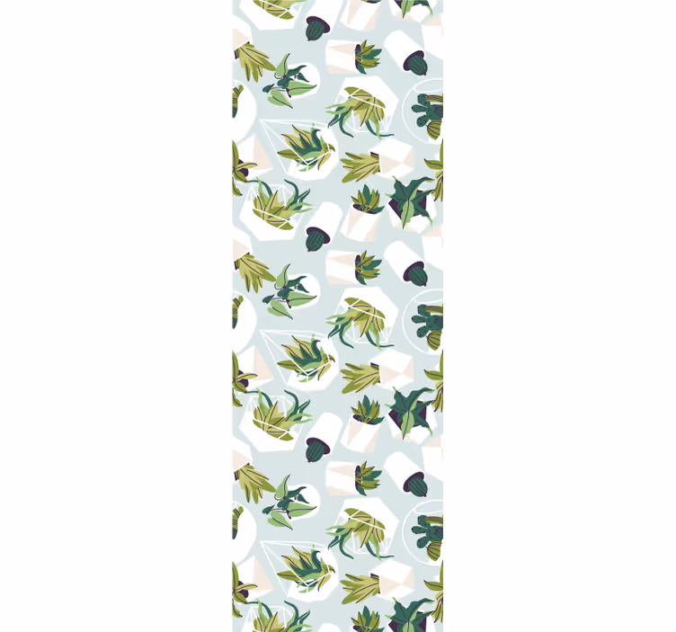 Papier peint feuillage motifs tropicaux - TenStickers