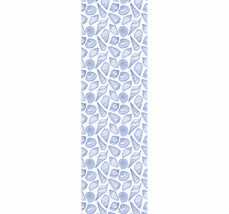 Papier peint ornemental motifs feuillus géométriques - TenStickers