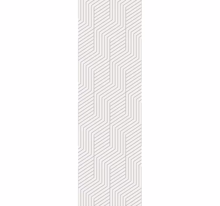 Papier peint formes géométriques motif labyrinthe linéaire - TenStickers